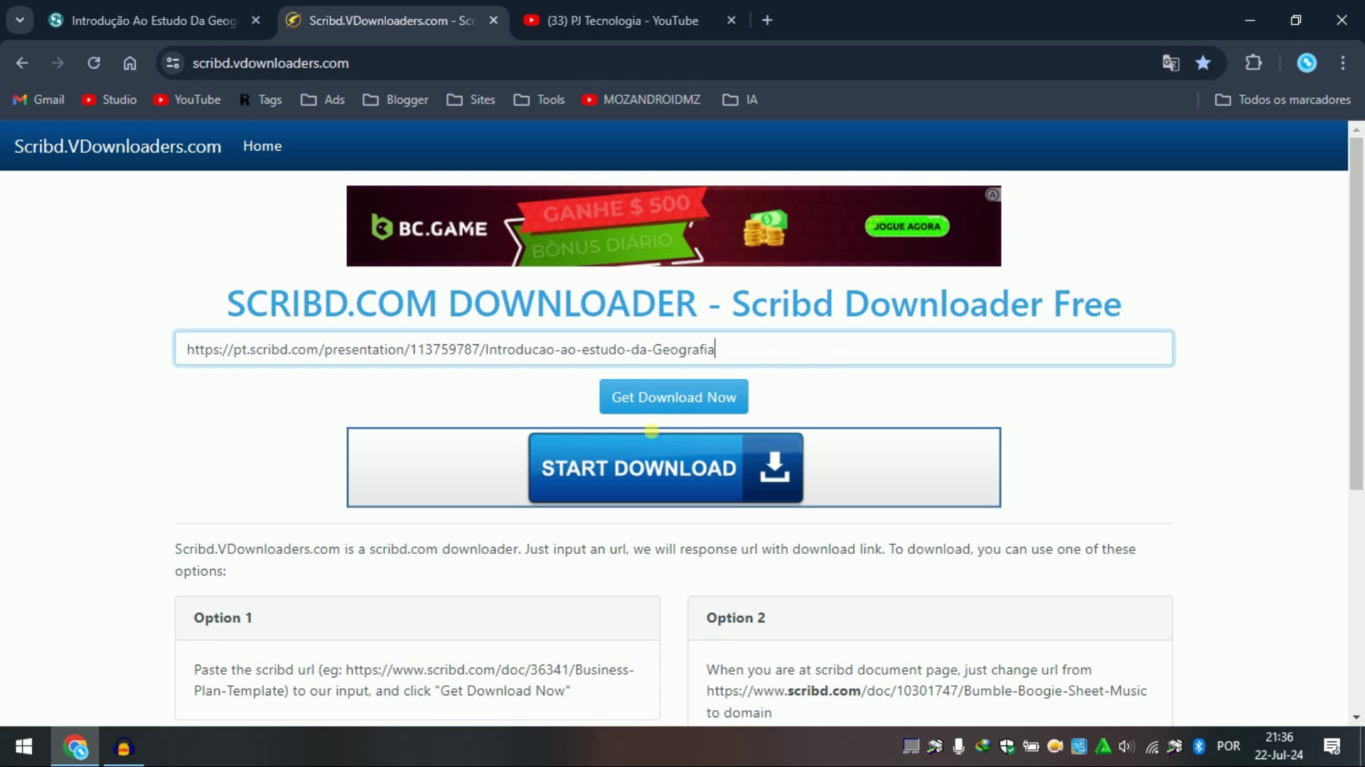 Como Ter Livros em PDF do Scribd